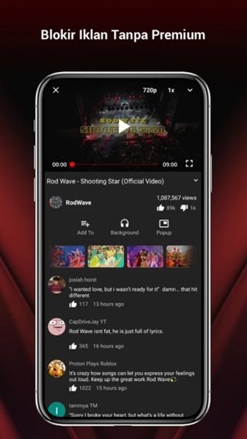 youtube vanced apk premium